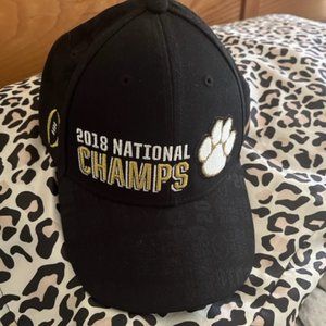 2018 NCAA Championship Nike Clemson Tigers Official Locker Room Adjustable Hat